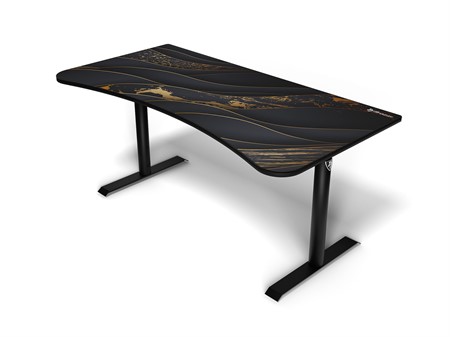 Arozzi Arena Gaming Desk - Black Gold