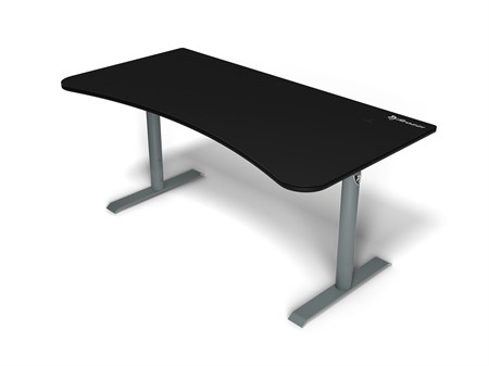 Arozzi Arena Gaming Desk - Frozen Grey - Black