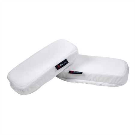 Arozzi Memory Foam Armrest Pads White