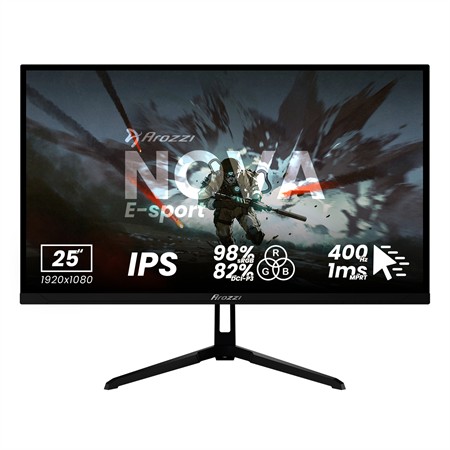 Arozzi Nova E-sport Monitor 25" - Black
