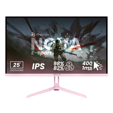 Arozzi Nova E-sport Monitor 25" - Pink