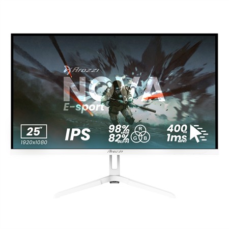 Arozzi Nova E-sport Monitor 25" - White
