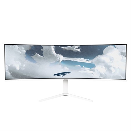 Arozzi Nova Curved 49" VA, 165Hz - White