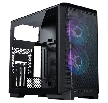 Phanteks Eclipse P200 Air, iTX, Temp. Glass, DRGB, Black