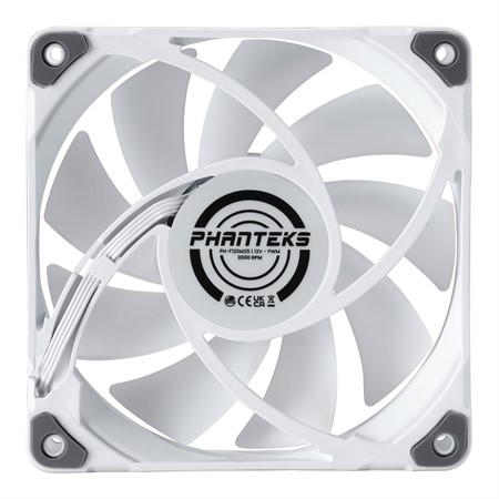 Phanteks M25 120mm PWM Fan, DRGB, White