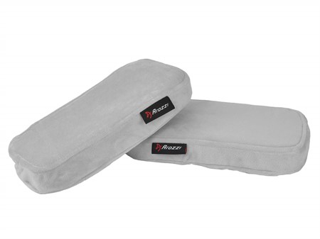 Arozzi Memory Foam Armrest Pads Grey