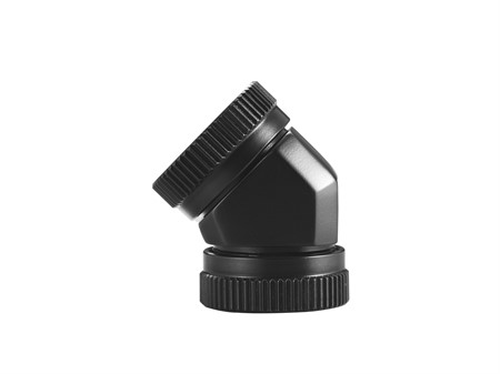 Phanteks 12mm Hard Tube Adapter 45° - Black