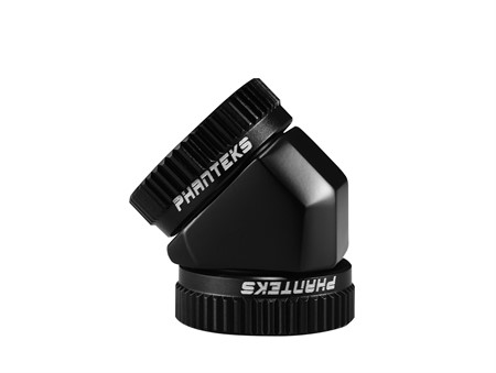 Phanteks 16mm Hard Tube Adapter 45° - Black