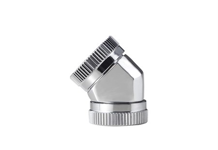 Phanteks 12mm Hard Tube Adapter 45° - Chrome