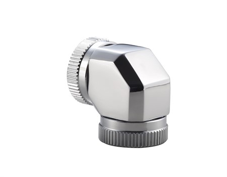 Phanteks 12mm Hard Tube Adapter 90° - Chrome