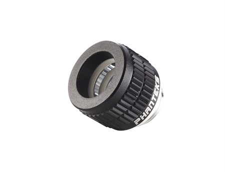 Phanteks 12mm Hard Tube Fitting, G1/4 - Black