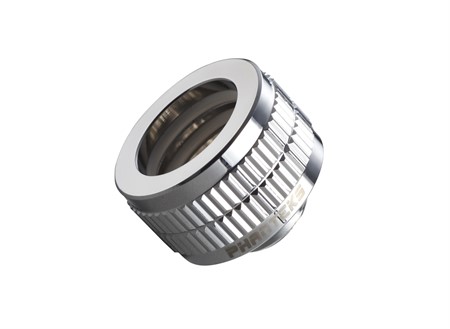 Phanteks 16mm Hard Tube Fitting, G1/4 - Chrome