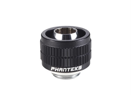 Phanteks 16/10mm Soft Tube Fitting (5/8'' - 3/8''), G1/4 - Black