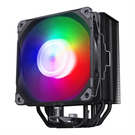 Phanteks Polar ST 5 CPU cooler, 120mm PWM DRGB Fan, Black